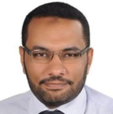 Dr. Mohamed Hassany Man with short dark hair and a short beard, wearing glasses, looks into the camera