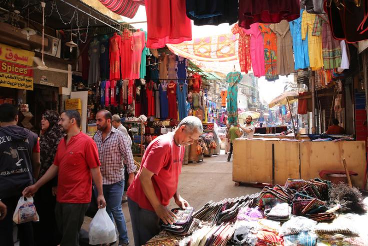 City shots of old Cairo as shop owners get ready for another day of work. 